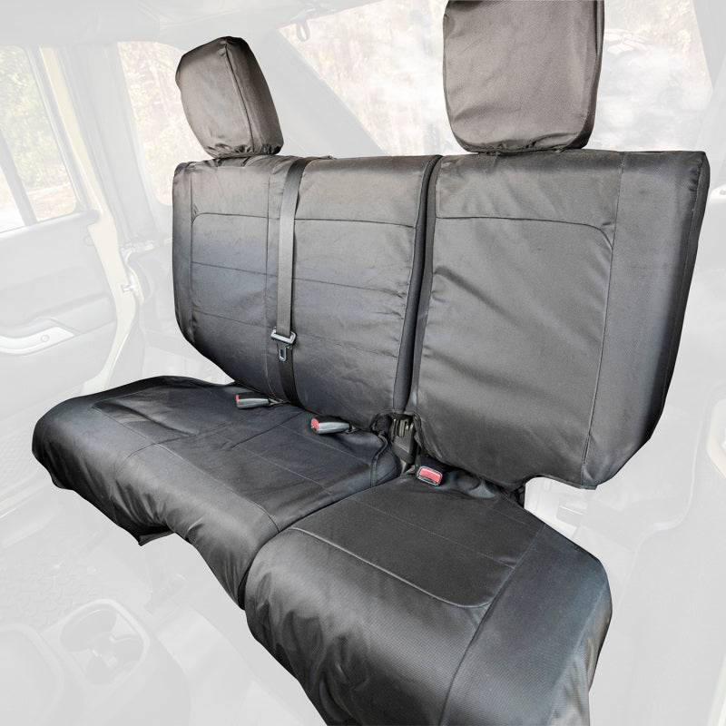 Rugged Ridge Seat Covers Rugged Ridge Ballistic Seat Cvr Rear Black 840D 07-10 JK 4Dr