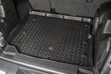 Load image into Gallery viewer, Rugged Ridge Floor Mats - Rubber Rugged Ridge Floor Liner Front/Rear/Cargo Black 18-21 Jeep Wrangler JL 4 Dr (Excl. 4XE Models)