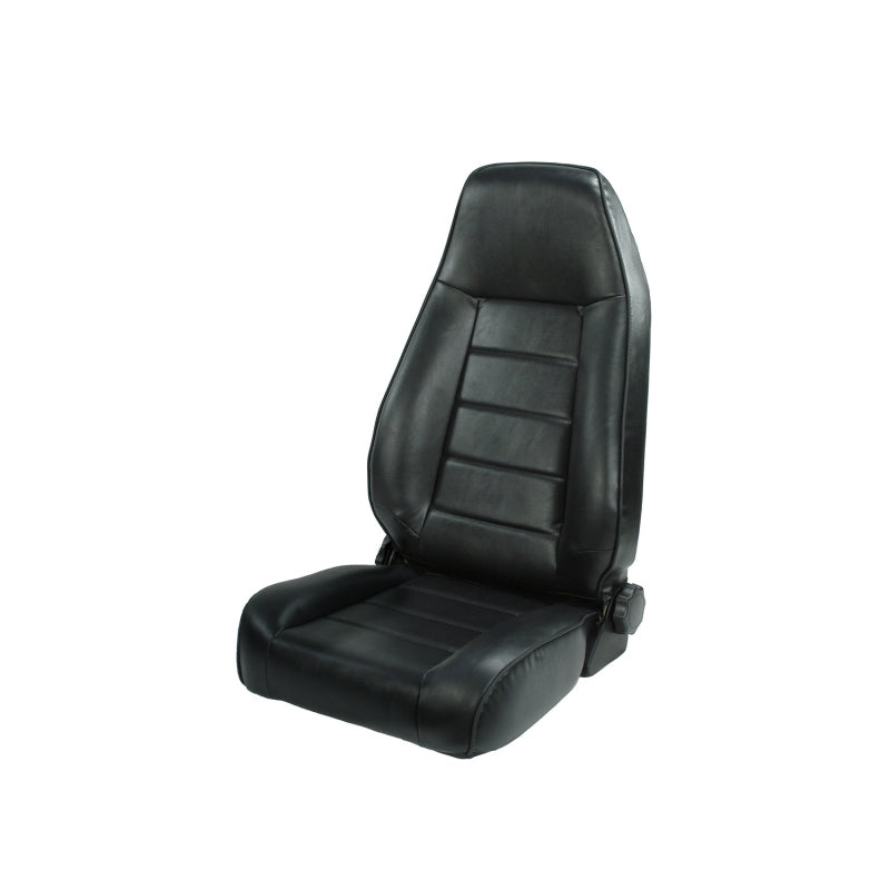 Rugged Ridge Seat Brackets & Frames Rugged Ridge High-Back Front Seat Reclinable Black 76-02 CJ&Wrangle