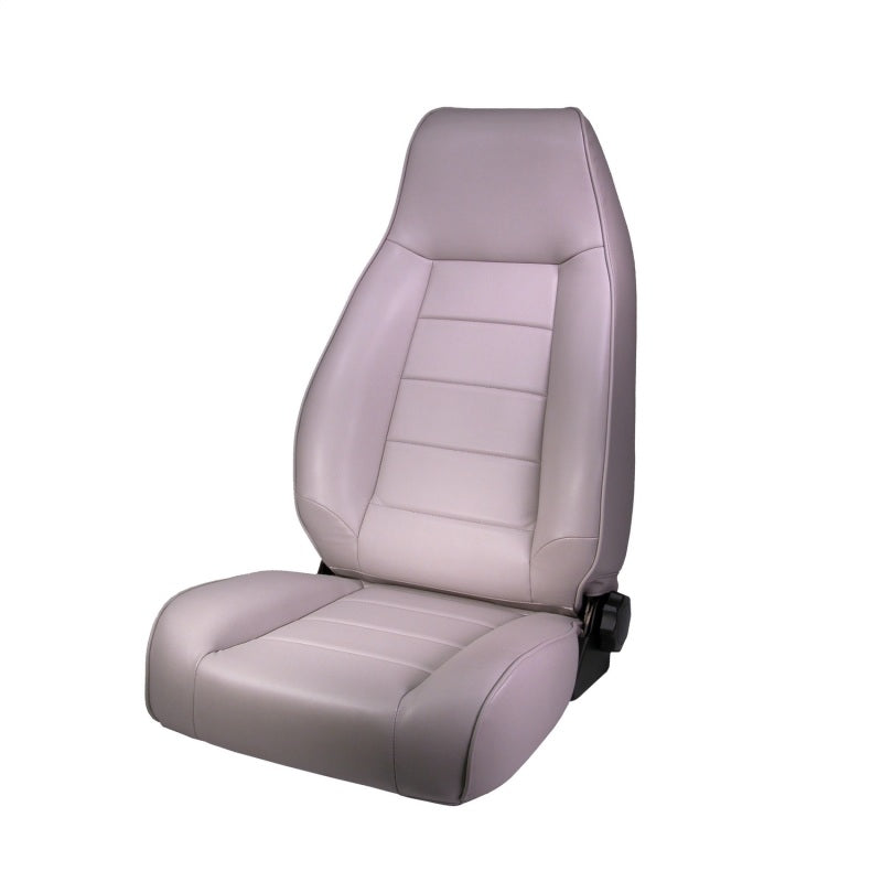 Rugged Ridge Seat Brackets & Frames Rugged Ridge High-Back Front Seat Reclinable Gray 76-02 CJ&Wrangl