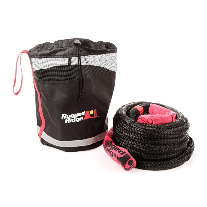 Rugged Ridge Recovery Boards Rugged Ridge Kinetic Recovery Rope with Cinch Storage Bag