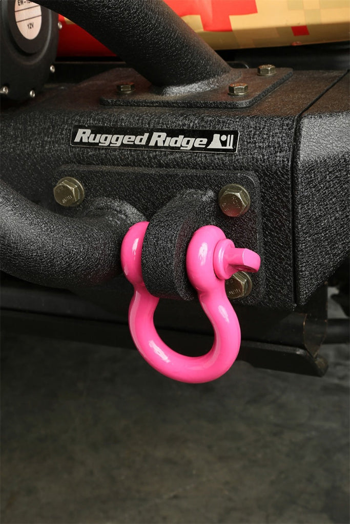 Rugged Ridge Shackle Kits Rugged Ridge Pink 9500lb 3/4in D-Shackle