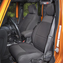 Load image into Gallery viewer, Rugged Ridge Seat Covers Rugged Ridge Seat Cover Kit Black 07-10 Jeep Wrangler JK 4dr