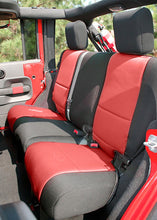 Load image into Gallery viewer, Rugged Ridge Seat Covers Rugged Ridge Seat Cover Kit Black/Red 07-10 Jeep Wrangler JK 2dr