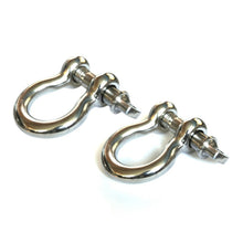 Load image into Gallery viewer, Rugged Ridge Shackle Kits Rugged Ridge Stainless Steel 3/4in D-Shackles