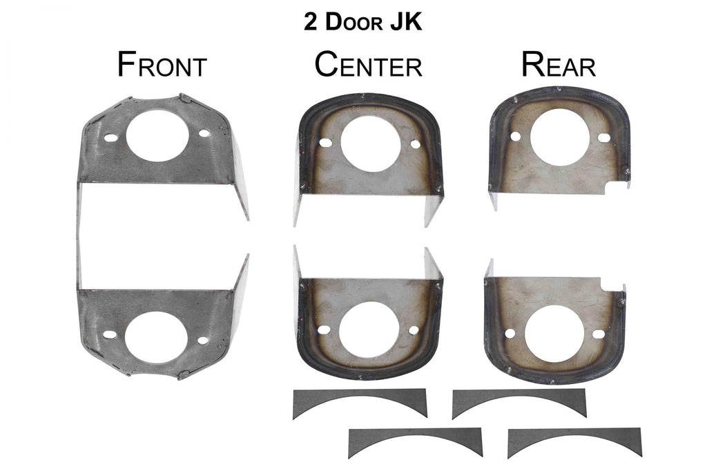Rust Buster Frame Repair Body Mount Kit 2-Door 2007-2018 Jeep Wrangler JK Body Mount Bracket Kit Rust Buster - Rust Buster Frame Repair - RB5056