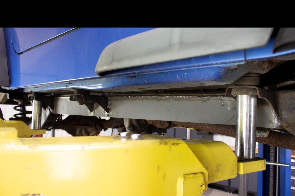 Rust Buster Frame Repair Skid Plates Jeep TJ Center Frame at Skid Plate Mount Left For 03-06 Wrangler TJ Rust Buster Frameworks - Rust Buster Frame Repair - RB3062L