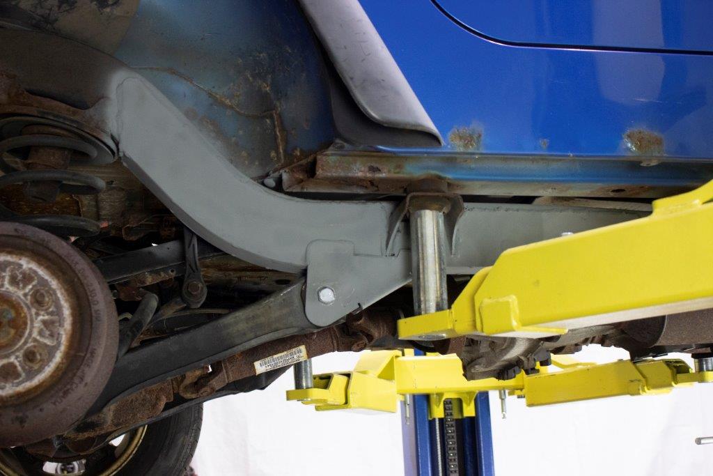 Rust Buster Frame Repair Skid Plates Jeep TJ Full Center Frame with Trail Arm Mount Left Side for 97-02 Wrangler TJ Rust Buster Frameworks - Rust Buster Frame Repair - RB3061L