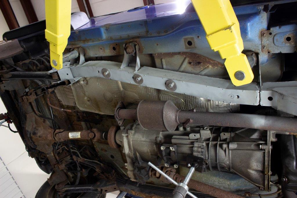 Rust Buster Frame Repair Skid Plates Jeep TJ Full Center Frame with Trail Arm Mount Left Side for 97-02 Wrangler TJ Rust Buster Frameworks - Rust Buster Frame Repair - RB3061L