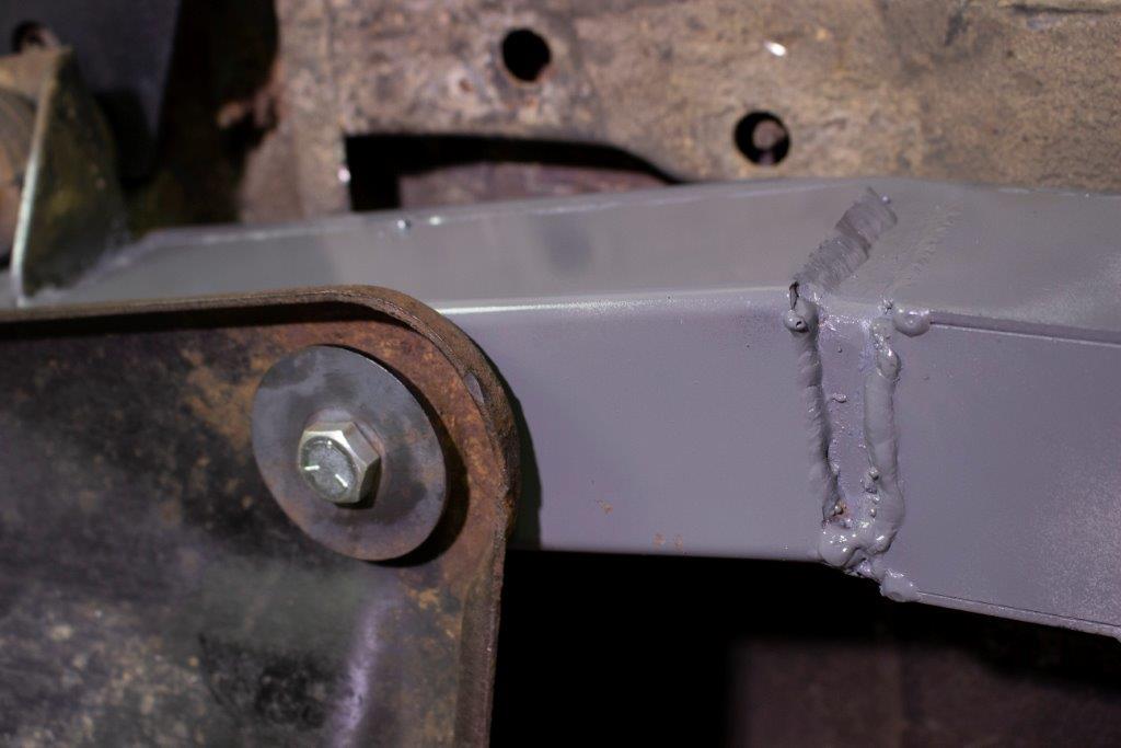 Rust Buster Frame Repair Skid Plates Jeep YJ Center Frame Skid Plate Mount Passenger Side For 87-95 Jeep YJ Wrangler Rust Buster - Rust Buster Frame Repair - RB2014R