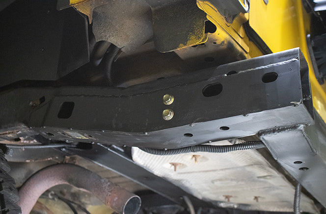 Rust Buster Frame Repair Vehicle Frame Assembly Wrangler Rear Frame Section Right For 07-18 Wrangler JK Raw Steel Rust Buster - Rust Buster Frame Repair - RB5051R