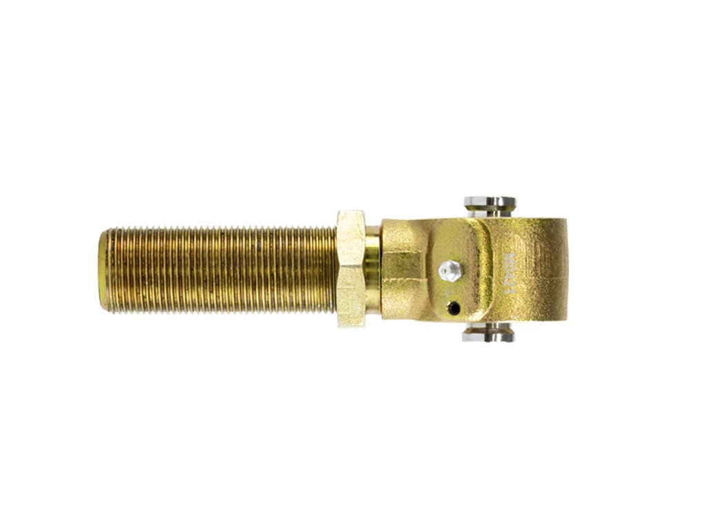 Rusty's Off Road Products RUSTY'S 2" FORGED FLEX END - 1-1/4" RH THREAD WITH 7/16" BORE HOLE
