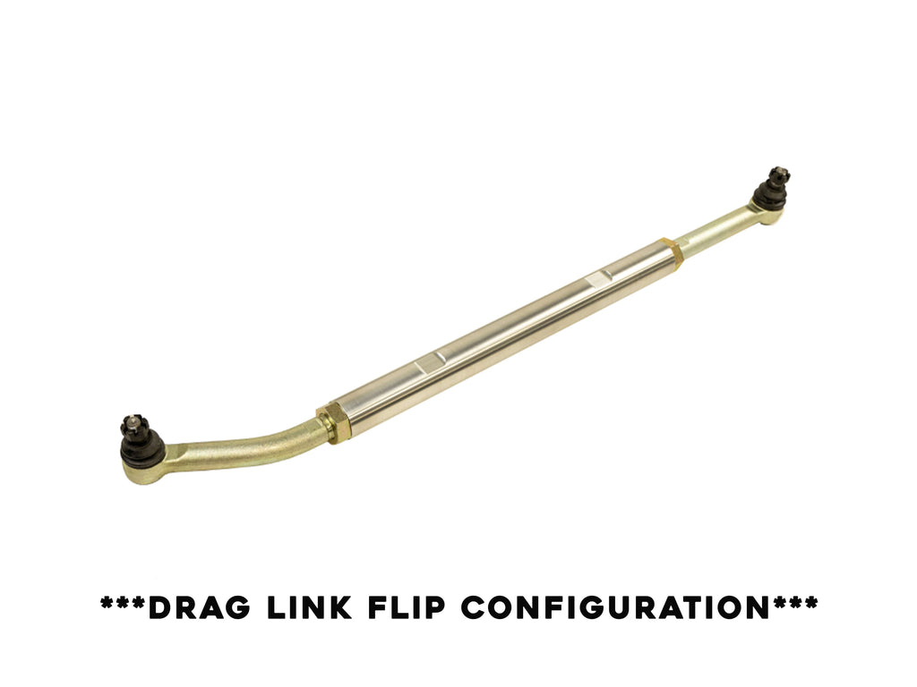 Rusty's Off Road Products Rusty's Aluminum HD Drag Link Assembly - Drag Link Flip Configuration - JK Wrangler