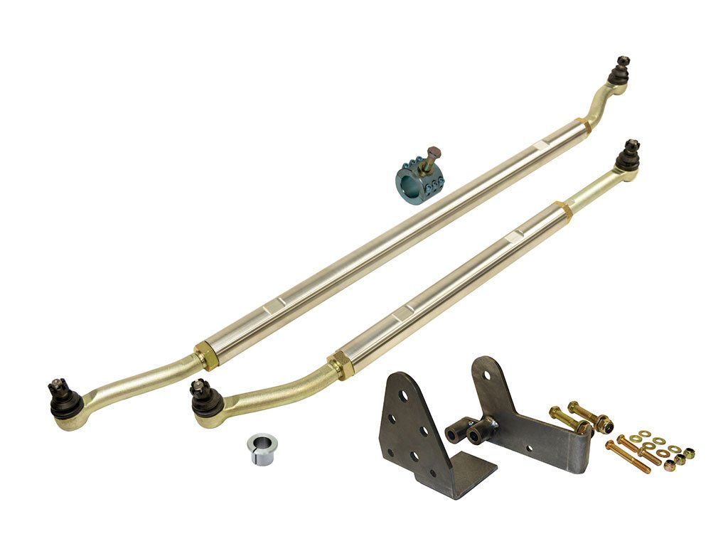 Rusty's Off Road Products Rusty's Aluminum HD Steering System - JK Wrangler - Drag Link Flip Configuration
