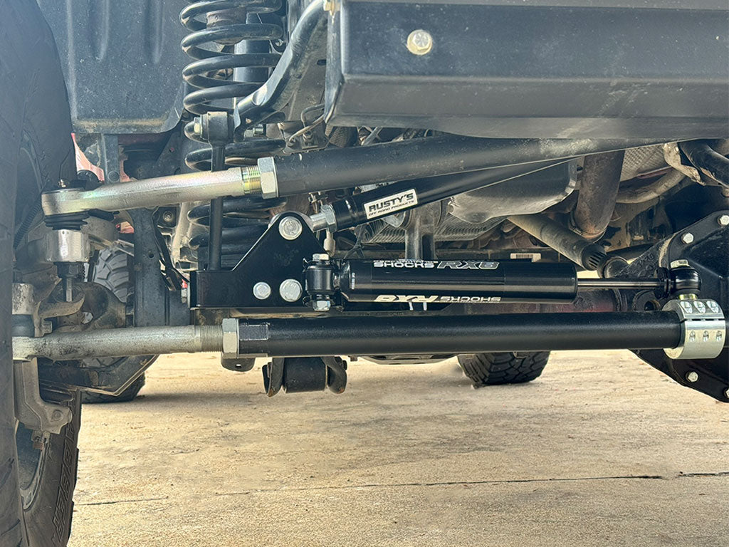 Rusty's Off Road Products Rusty's Aluminum HD Steering System - JL Wrangler / JT Gladiator - Drag Link Flip Configuration