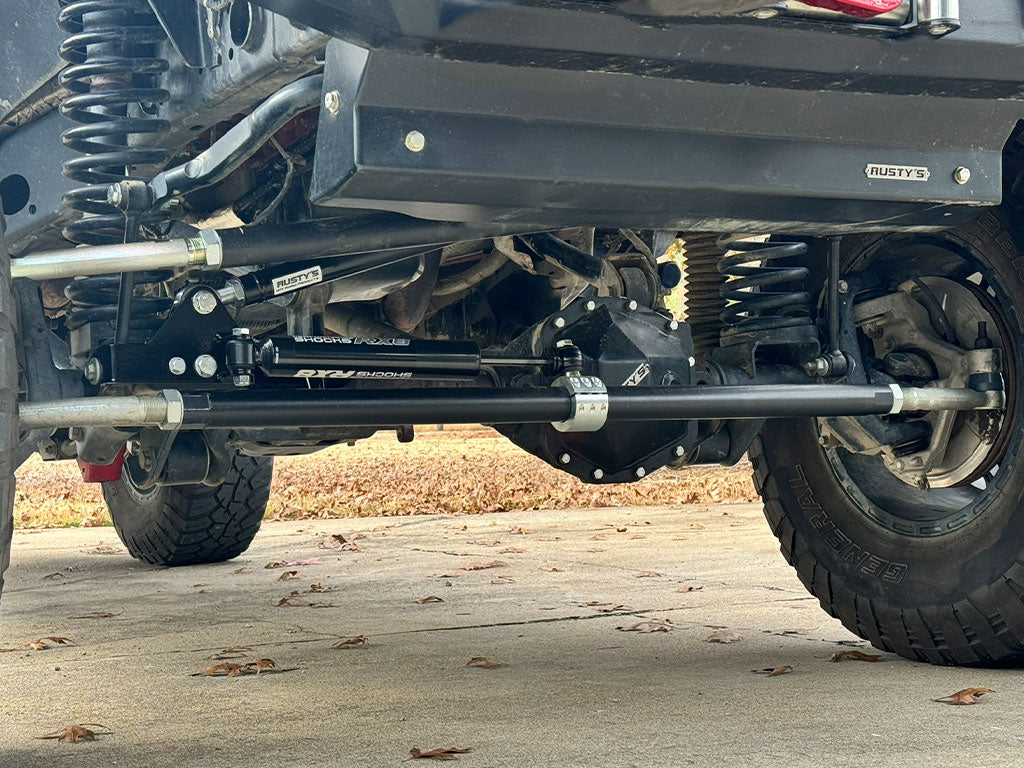 Rusty's Off Road Products Rusty's Aluminum HD Steering System - JL Wrangler / JT Gladiator - Drag Link Flip Configuration