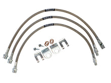 Load image into Gallery viewer, Rusty's Off Road Products Rusty's Brake Hoses - Stainless Steel - Front and Rear ('60-'76 CJ Models with Front Drum Brakes Only)