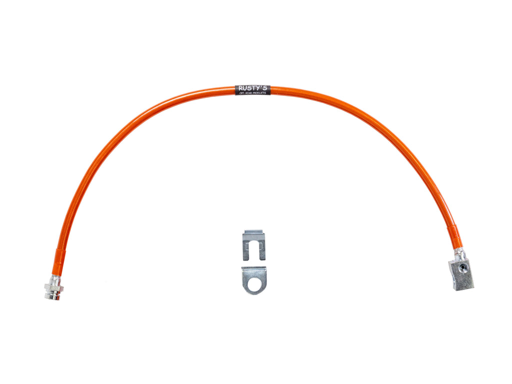 Rusty's Off Road Products Rusty's Brake Hoses - Stainless Steel - Rear - 3/16"