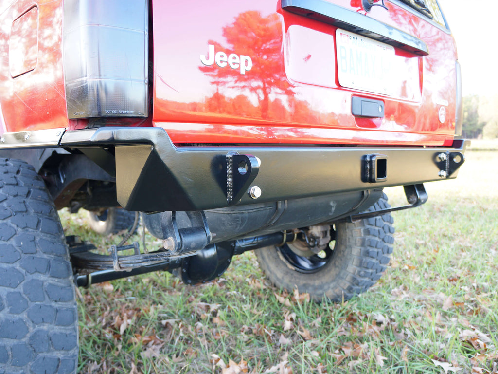 Rusty's Off Road Products Raw (Uncoated) Rusty's Bumper - Rear Corner Cut High-Clearance Trail Bumper