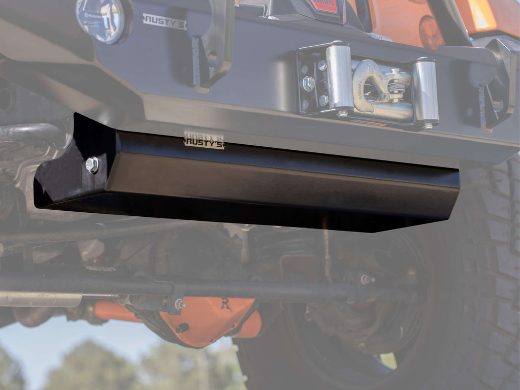 Rusty's Off Road Products Skid Plates Rusty's Factory Front Bumper Skid Plate- JK Wrangler