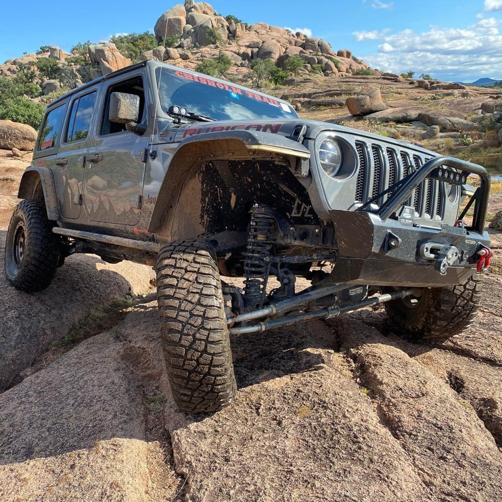 Rusty's Off Road Products Skid Plates Rusty's Factory Front Bumper Skid Plate- JL Wrangler / JT Gladiator