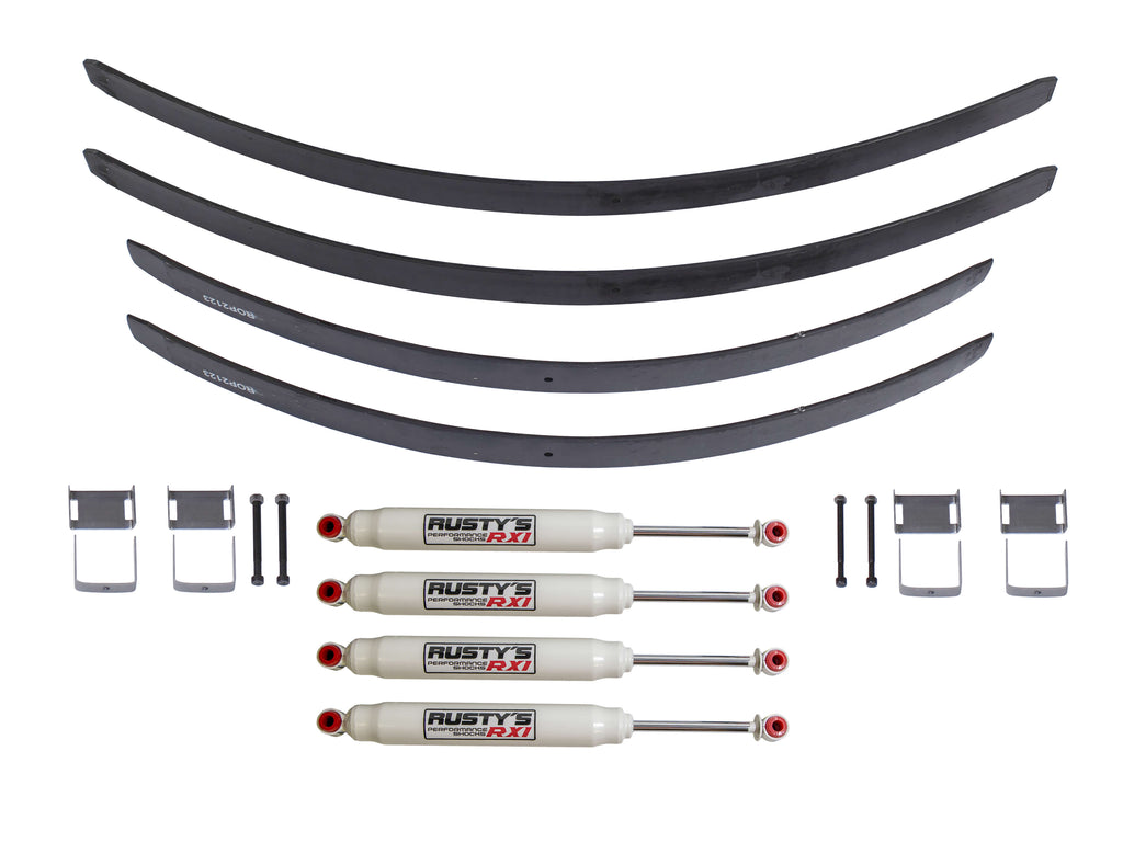 Rusty's Off Road Products Rusty's FSJ 2" Full Size Add-A-Leaf Lift Kit