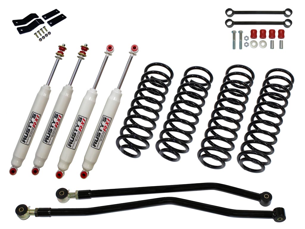 Rusty's Off Road Products RX100 Series (SKU: RX-36 / RX-13) Rusty's JK Wrangler 3.25" Basic Kit