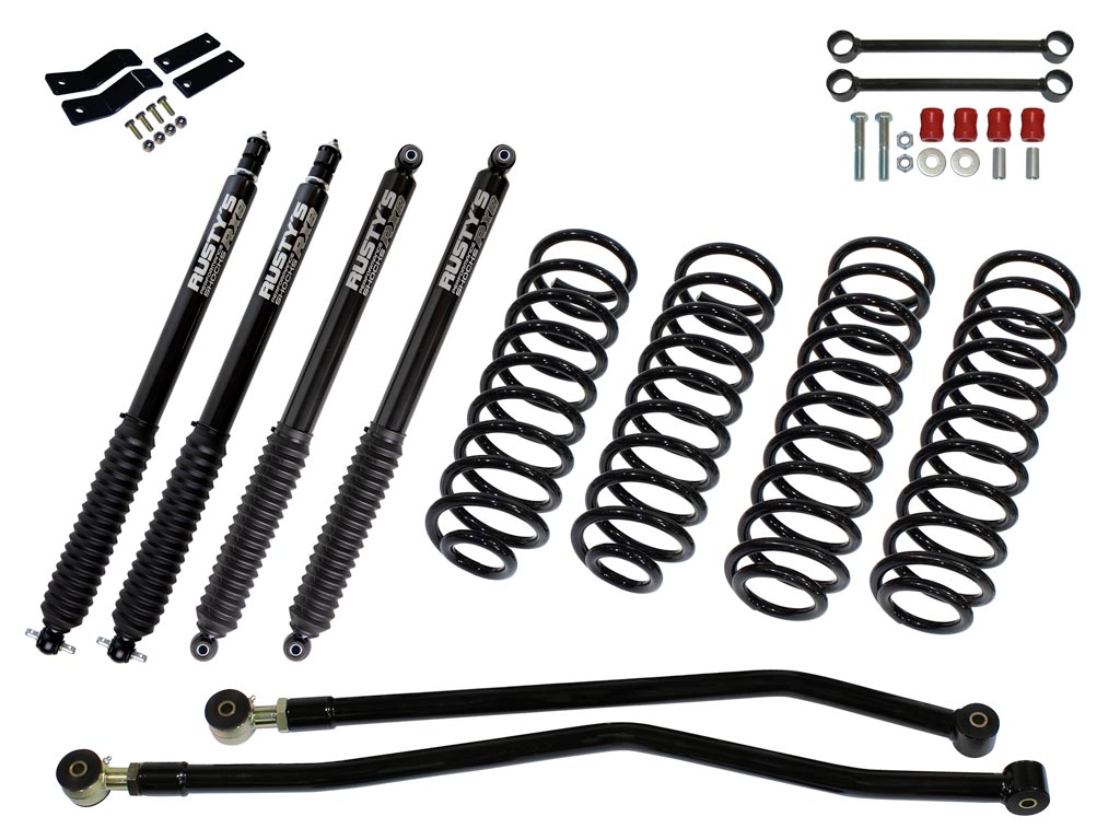 Rusty's Off Road Products RX800 Series (SKU: R-836 / R-813) Rusty's JK Wrangler 3.25" Basic Kit
