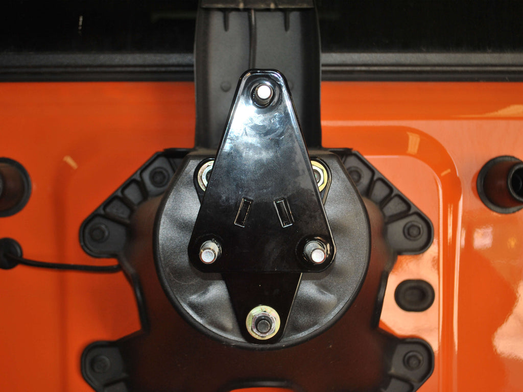 Rusty's Off Road Products Rusty's JK Wrangler Spare Tire Relocation Bracket