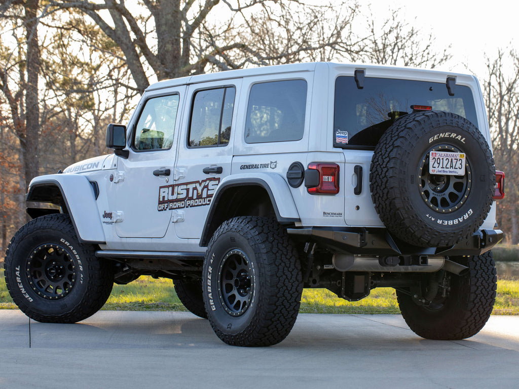 Rusty's Off Road Products Rusty's JL Wrangler Rear Full Width Trail Bumper - Series 2