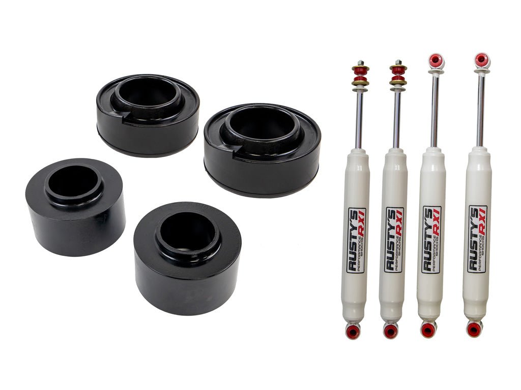 Rusty's Off Road Products RX100 Series (SKU: R-123 / R-111) Rusty's JT Gladiator 2" Budget Boost Kit