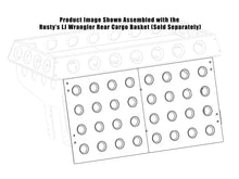 Load image into Gallery viewer, Rusty's Off Road Products Rusty's LJ Wrangler Rear Cargo Basket Close Out Panel Kit