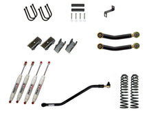 Load image into Gallery viewer, Rusty's Off Road Products RX100 Series (SKU: RX-36 / RX-11) / Adjustable Control Arms with Forged Flex Ends (SKU: RC-CA411-UV) / Dana 35 / Dana 44 (SKU: RC-UB-2) Rusty's MJ Comanche 4.5" Spring-Over Kit