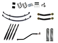 Load image into Gallery viewer, Rusty's Off Road Products RX800 Series (SKU: R-836 / R-811) / Adjustable Control Arms with Forged Flex Ends (SKU: RC-CA411-UV) / Dana 35 / Dana 44 (SKU: RC-UB-2) Rusty's MJ Comanche 4.5" Spring Pack Kit