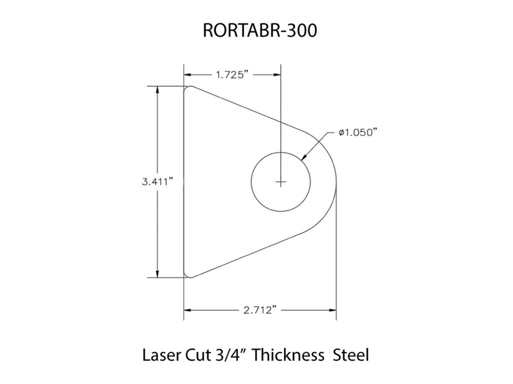 Rusty's Off Road Products Rusty's Off-Road Custom Tab R-300