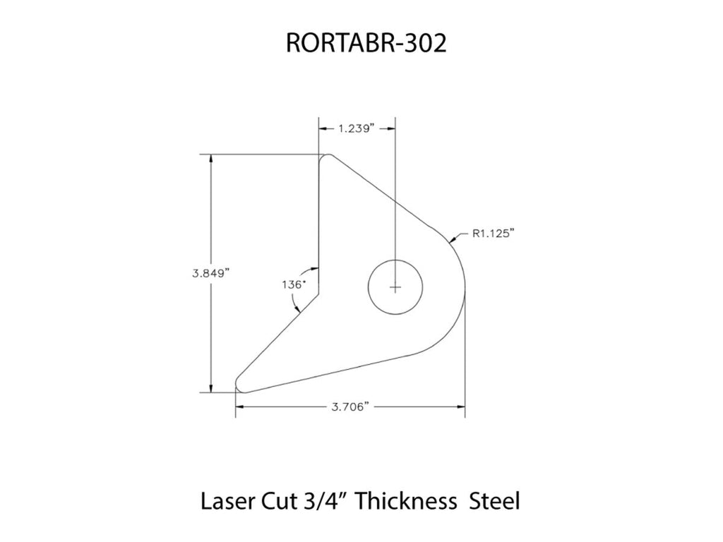 Rusty's Off Road Products Rusty's Off-Road Custom Tab R-302