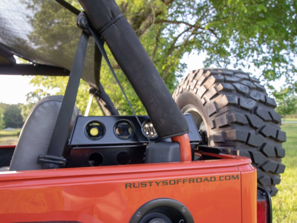 Rusty's Off Road Products Rusty's Rear Cargo Basket - LJ Wrangler