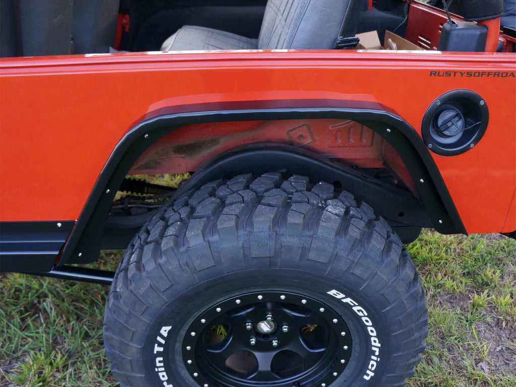 Rusty's Off Road Products Rusty's Rear Steel Fenders  '97-'06 TJ / LJ Wrangler