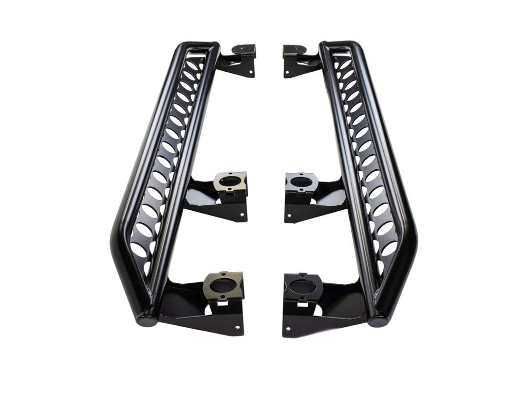 Rusty's Off Road Products Skid Plates Rusty's Rocker Armor with Kicker Tube - 2018-2023 JL Wrangler 4-Door