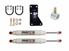 Load image into Gallery viewer, Rusty's Off Road Products Rusty's RX-100 Series Dual Steering Stabilizer Kit for 07-18 JK Wrangler Equipped with Rusty's HD Steering System