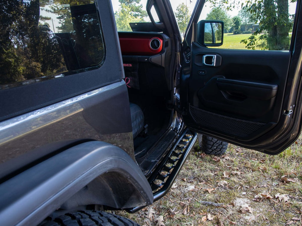 Rusty's Off Road Products Skid Plates Rusty's SideStep Rocker Armor - 2018-2023 JL Wrangler 2-Door