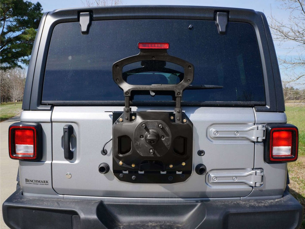 Rusty's Off Road Products Rusty's Spare Tire Relocation Bracket - JL Wrangler