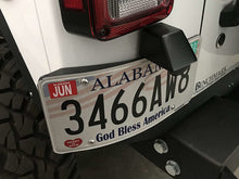 Load image into Gallery viewer, Rusty's Off Road Products Rusty's Steel License Plate Bracket - JK Wrangler