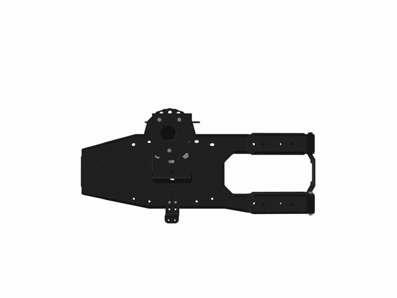 Rusty's Off Road Products Rusty's Tire Carrier - 2018 and Later JL Wrangler