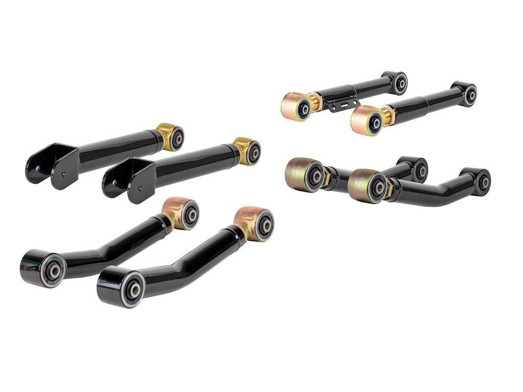 Rusty's Off Road Products Rusty's TJ / LJ Adjustable Control Arm Package - Forged Rubber Ends