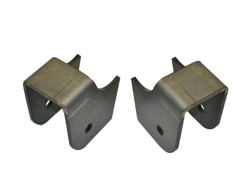 Rusty's Off Road Products Rusty's TJ Rear Axle Lower Mounts (Pair) - 8 Degree Offset - 3/16" Thickness