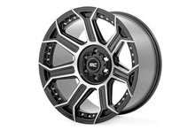 Load image into Gallery viewer, Rough Country 89 Series Wheel | One-Piece | Black Machined Gun Metal | 20x10 | 5x4.5 |  -19mm
