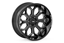 Load image into Gallery viewer, Rough Country 96 Series Wheel | One-Piece | Gloss Black | 20x10 | 5x4.5 | -19mm