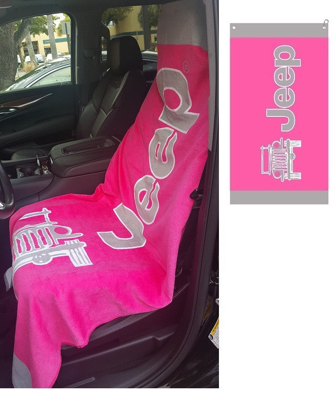 Seat Armour Towel Pink Jeep Seat Towel 2 Go- SA-TOWEL2GO -Seat Armour