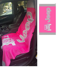 Load image into Gallery viewer, Seat Armour Towel Pink Jeep Seat Towel 2 Go- SA-TOWEL2GO -Seat Armour